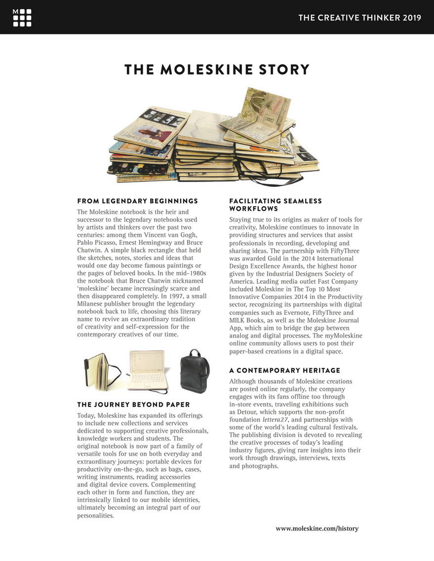 Harper Group - Moleskine - Catalog Fall Winter 2019 - Page 4-5