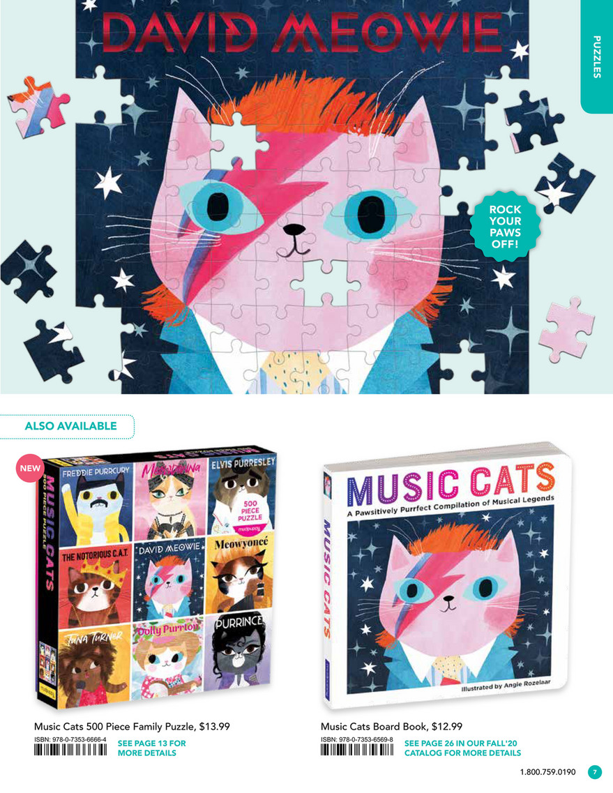 mudpuppy music cats puzzle