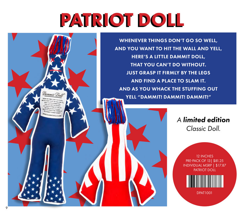 Patriot Dammit Doll