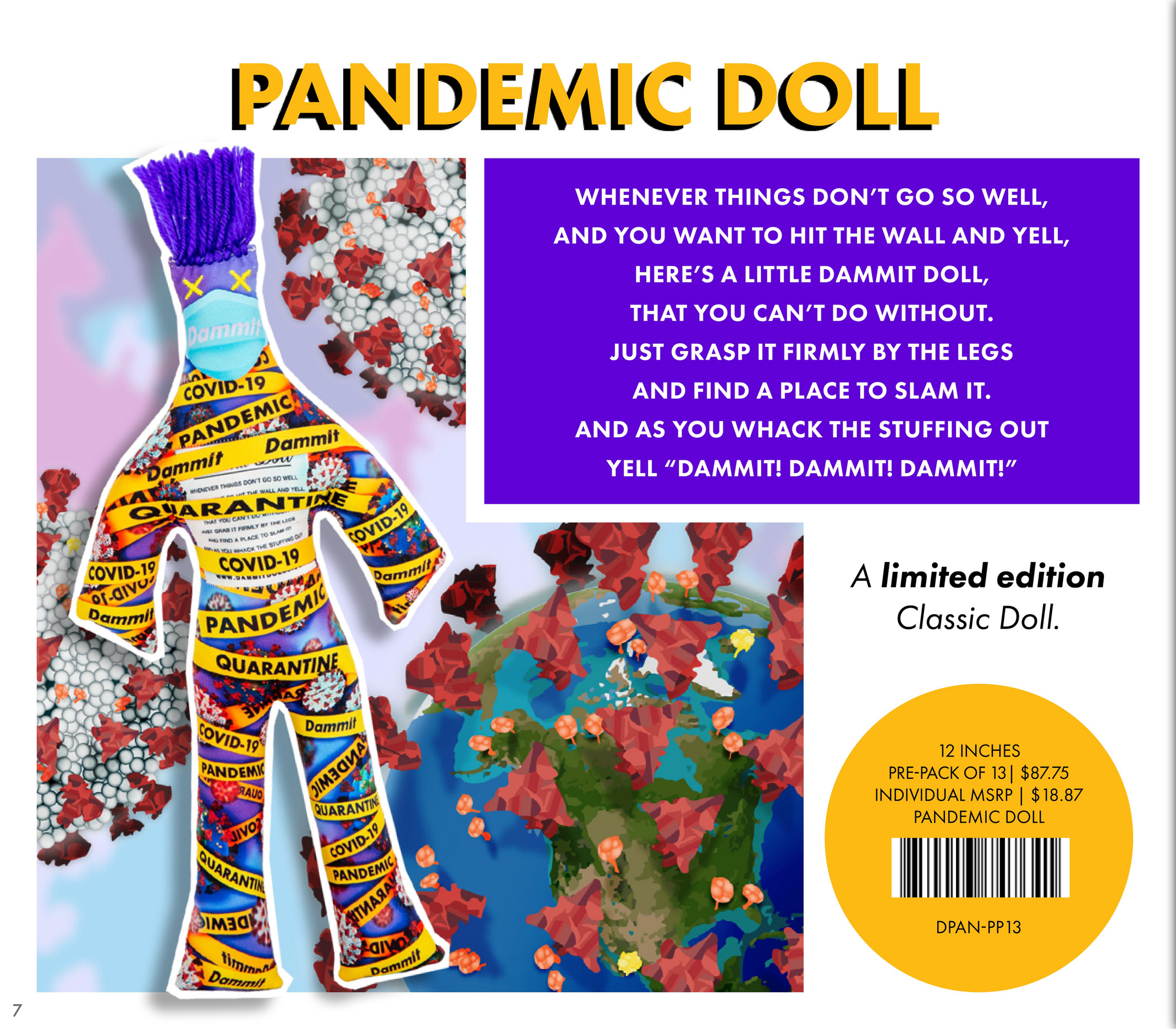  Dammit Doll - Limited Edition Fast Food Doll - Red