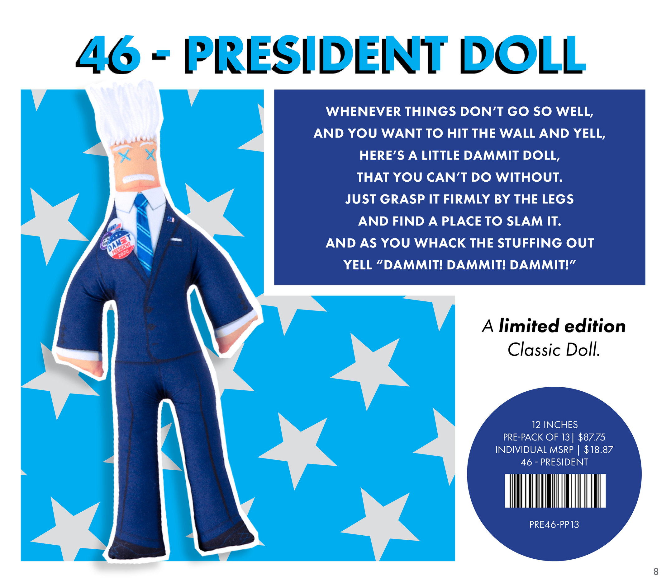 Presidential dammit doll deals