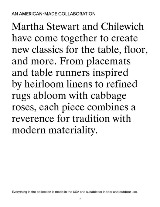 Harper Group Chilewich_Martha Stewart_Catalog Page 23