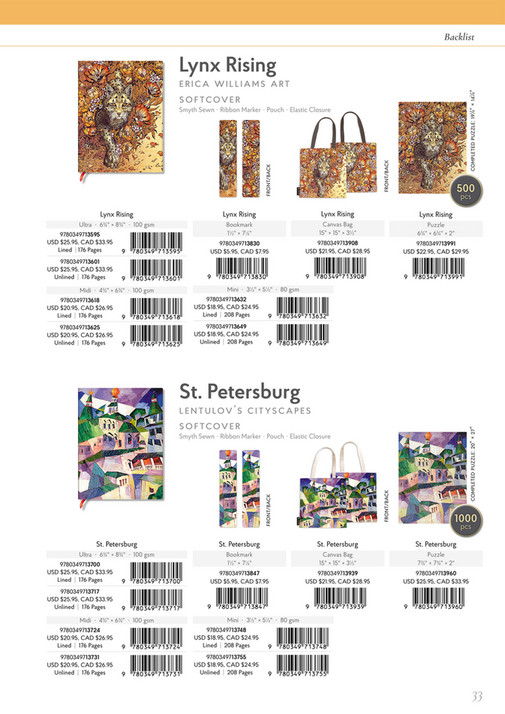 Lynx Rising Bookmark Harper Group - Chronicle - Paperblanks Spring Summer 2026 Catalog ...
